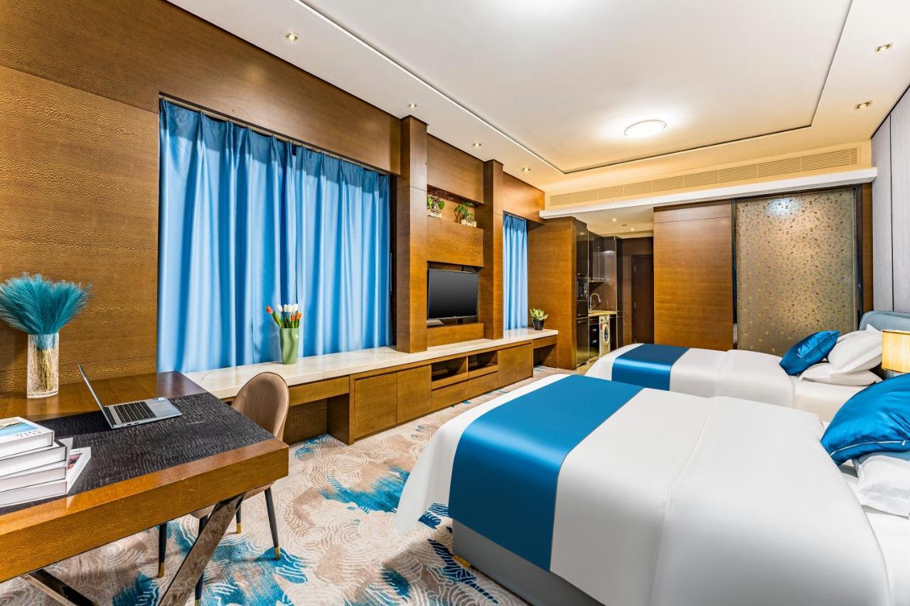 Qingman Apartment Guangzhou Zhujiang New Town East Railway Station Branch Exteriér fotografie